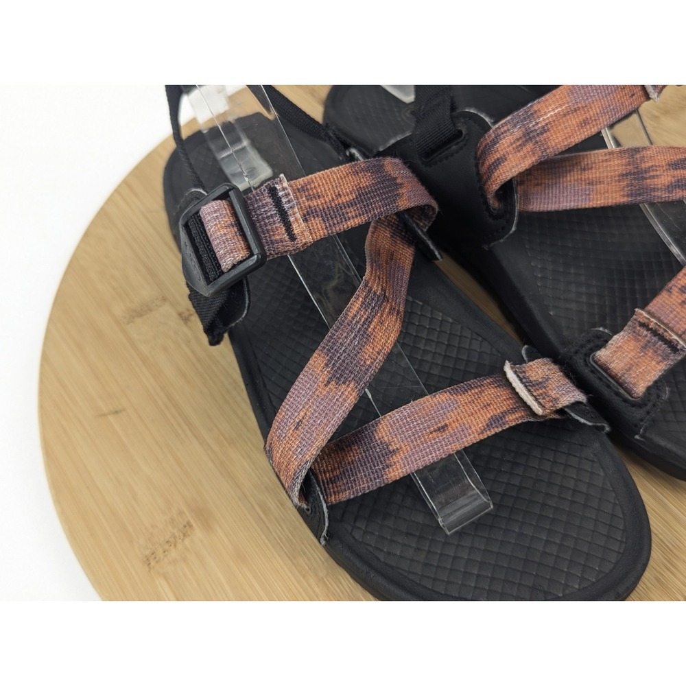 Chaco Lowdown Sport Sandals Womans 7 Black Red Aztec Southwestern Flats Outdoor - Picture 5 of 10